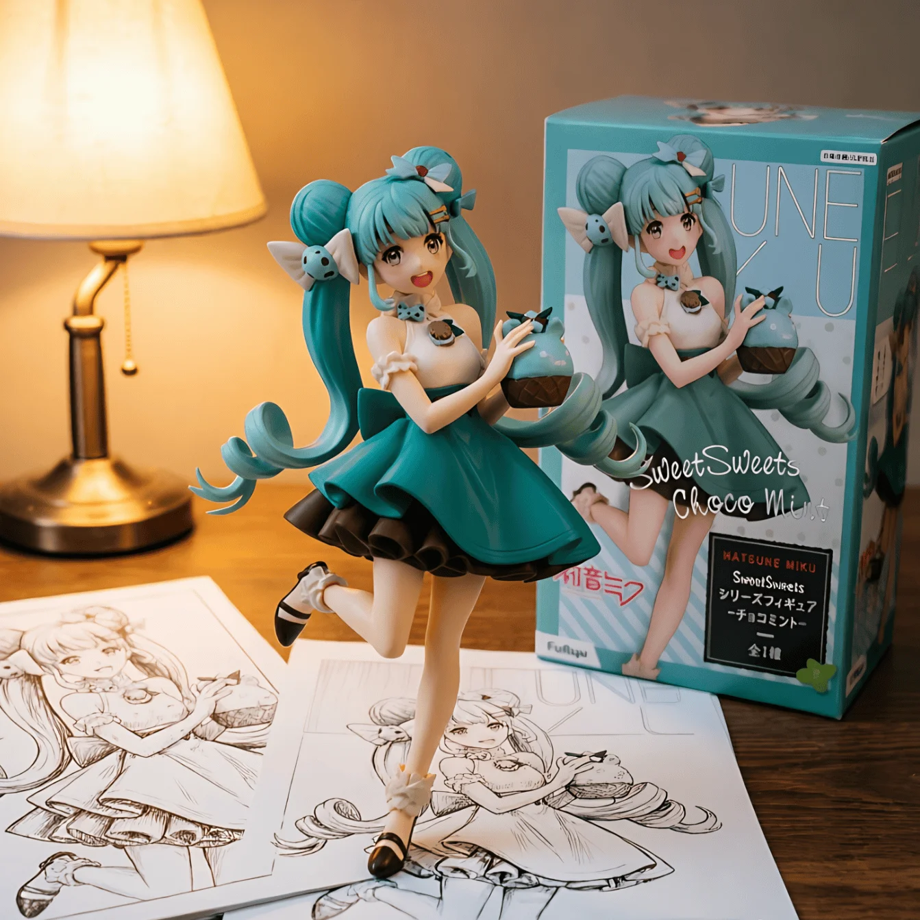 初音未来 FURYU 薄荷巧克力-17CM
