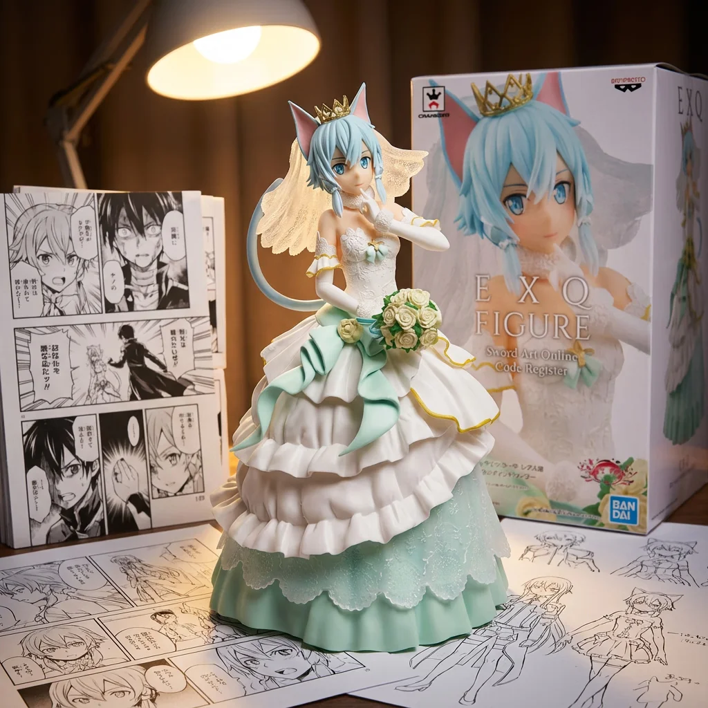 刀剑神域 婚纱朝田诗乃 -25cm