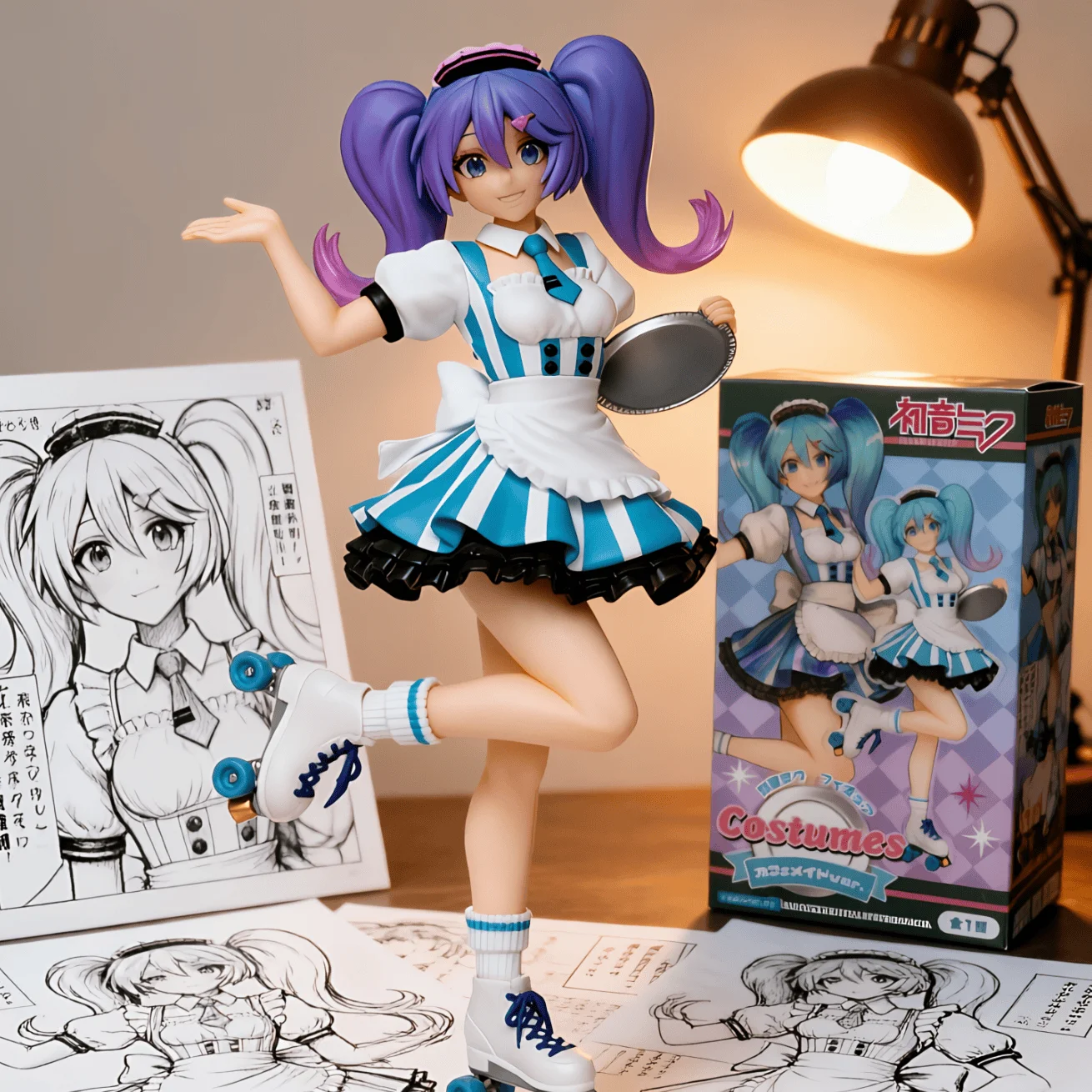 初音未来 TAITO 咖啡女仆-18CM
