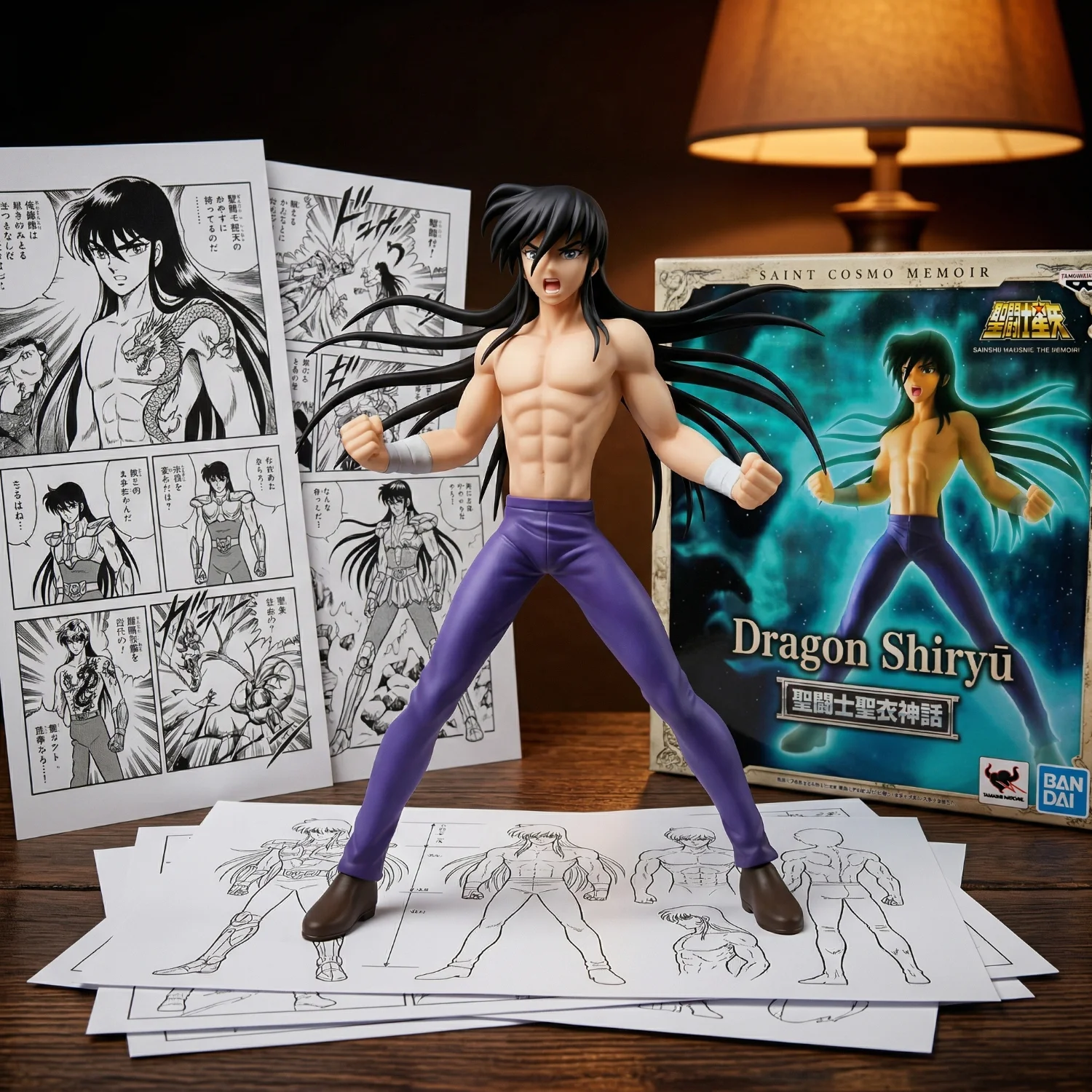 圣斗士星矢 紫龙-16CM