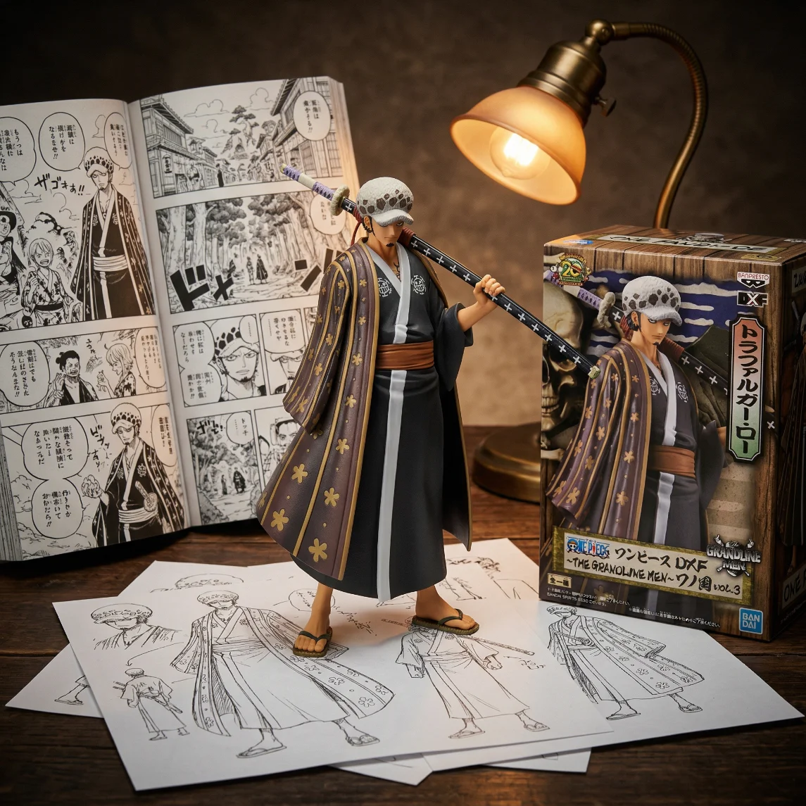 海贼王 武士 罗-17CM