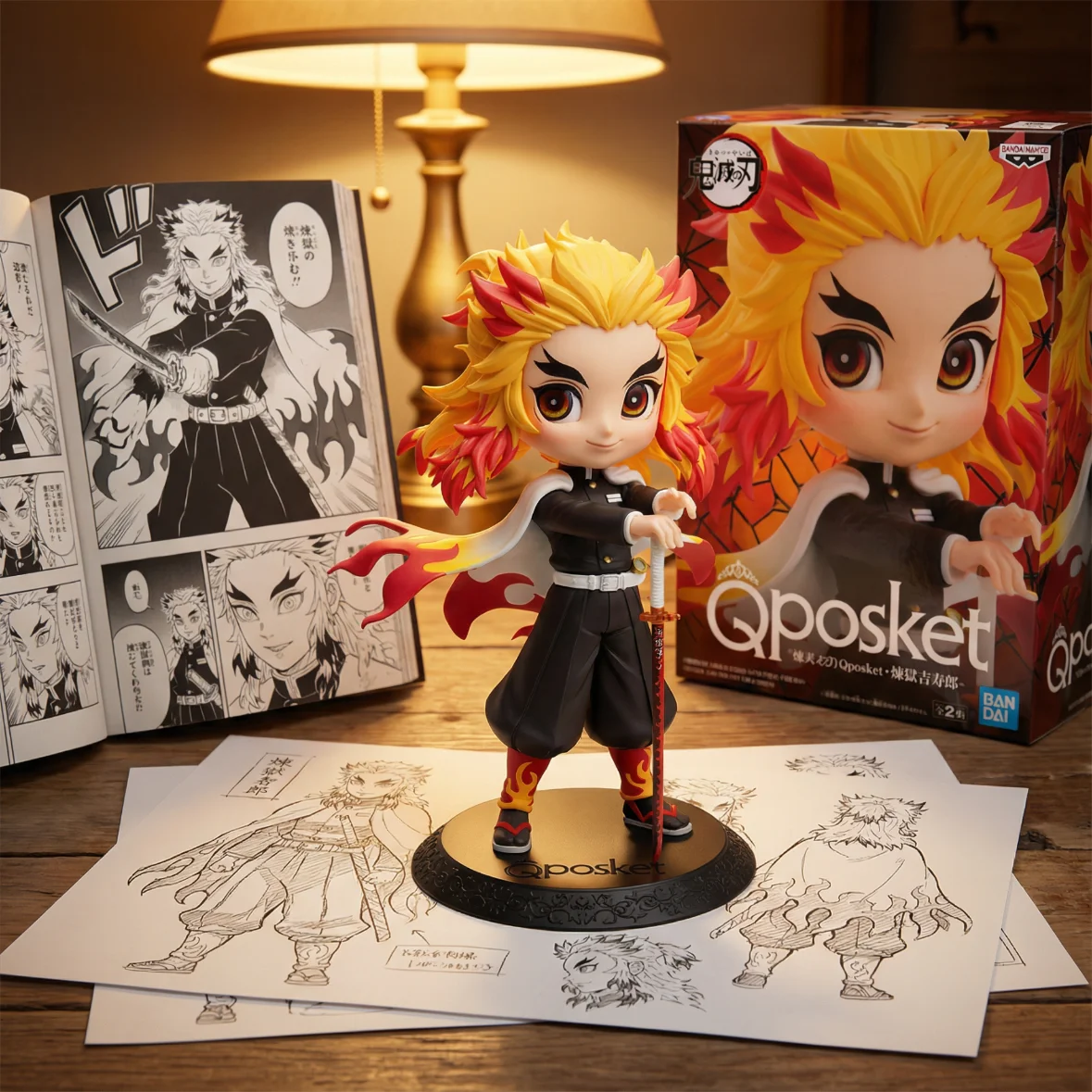 鬼灭之刃 Qposket炼狱杏寿郎-15CM