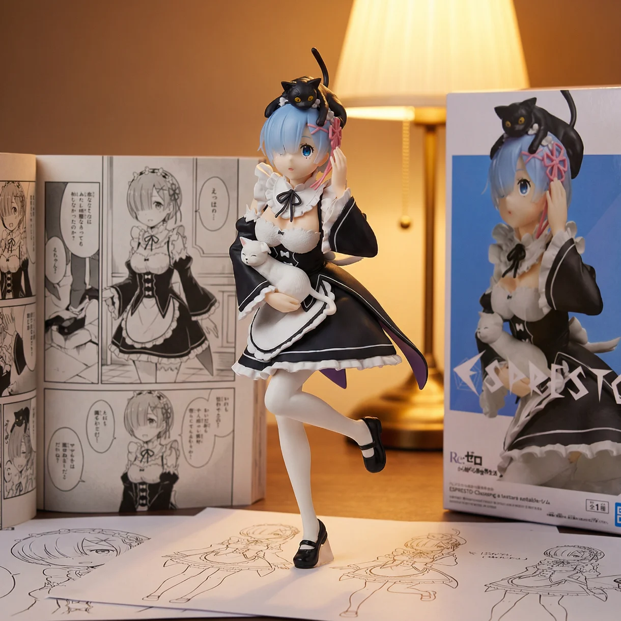Re:从零开始的异世界生活 眼镜厂 蕾姆 女仆 猫咪 HBP-16487-22CM